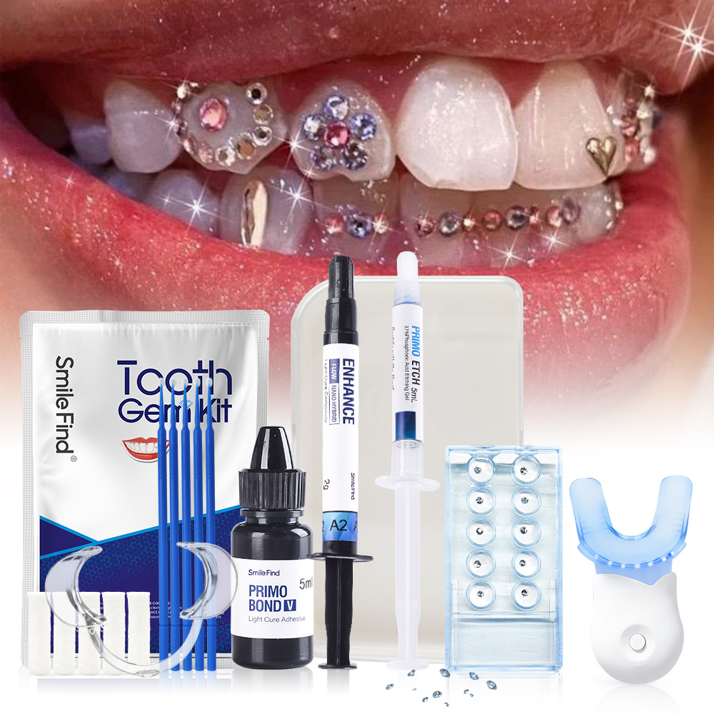 Tooth Gem Kit - Diy zestaw klejnotów do zębów zestaw