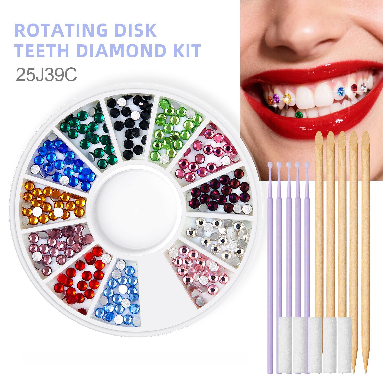 Tooth Gem Kit - Zestaw do samodzielnego ozdabiania zębów, zestaw