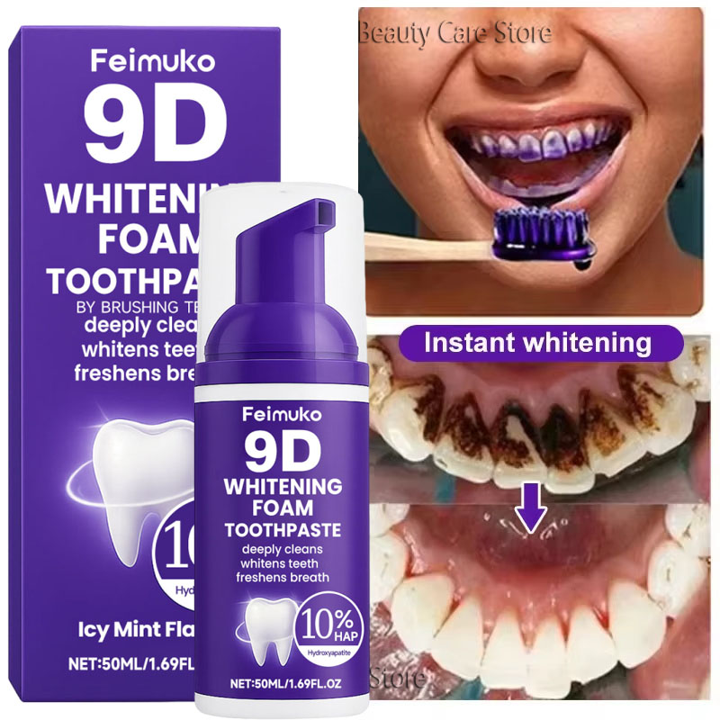 Teeth Whitening Best - 9D Fioletowa Pasta do Zębów w