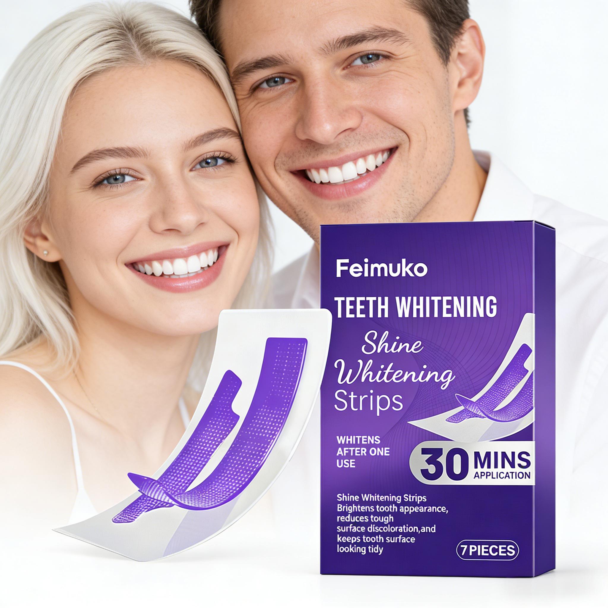 Teeth Whitening Street - Paski do wybielania zębów redukujące wrażliwość,