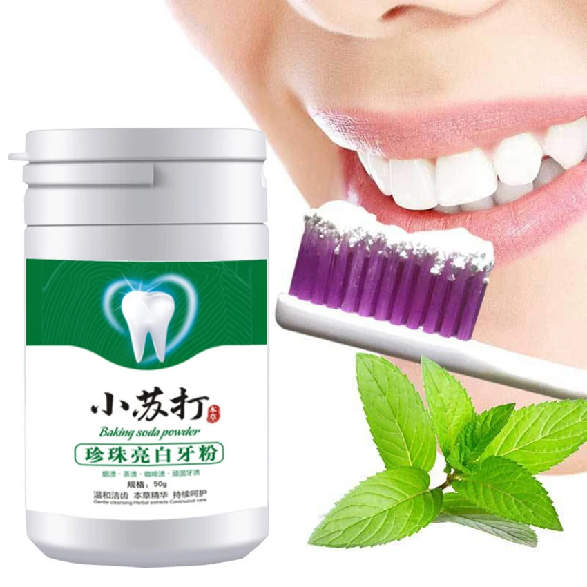 Teeth Whitening Baking Soda - Rozjaśniający proszek do zębów z sodą