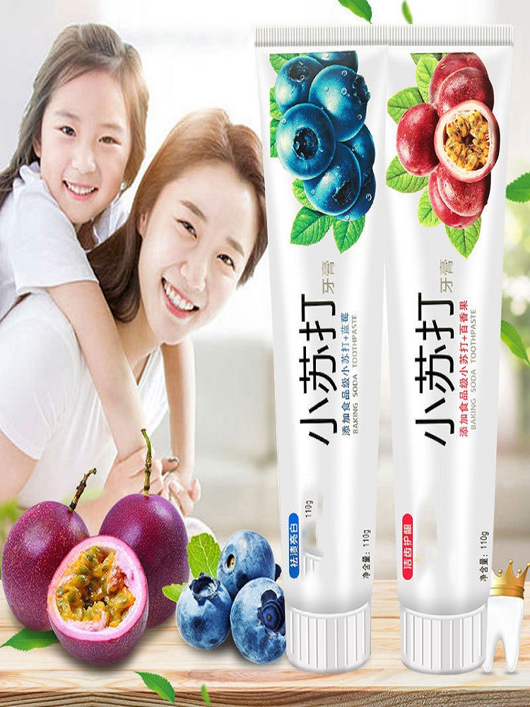 Teeth Whitening Baking Soda - Pasta do zębów z truskawkowym smakiem