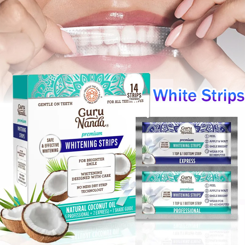 Teeth Whitening Essence - 1/2/3 Pudełka Białych Pasków z Olejem
