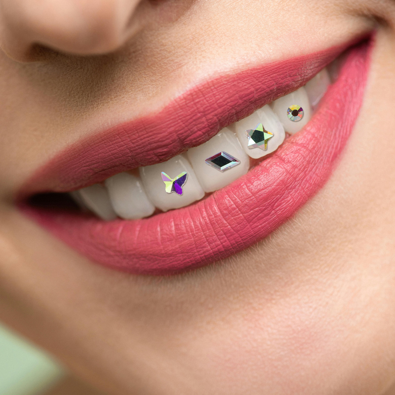 Tooth Gem Kit - Kompletny zestaw ozdób na zęby: kryształowe