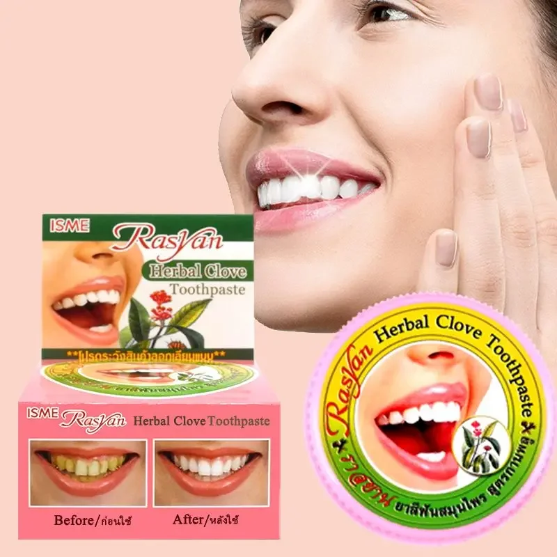 Teeth Whitening Essence - Tajski proszek do zębów z goździkiem