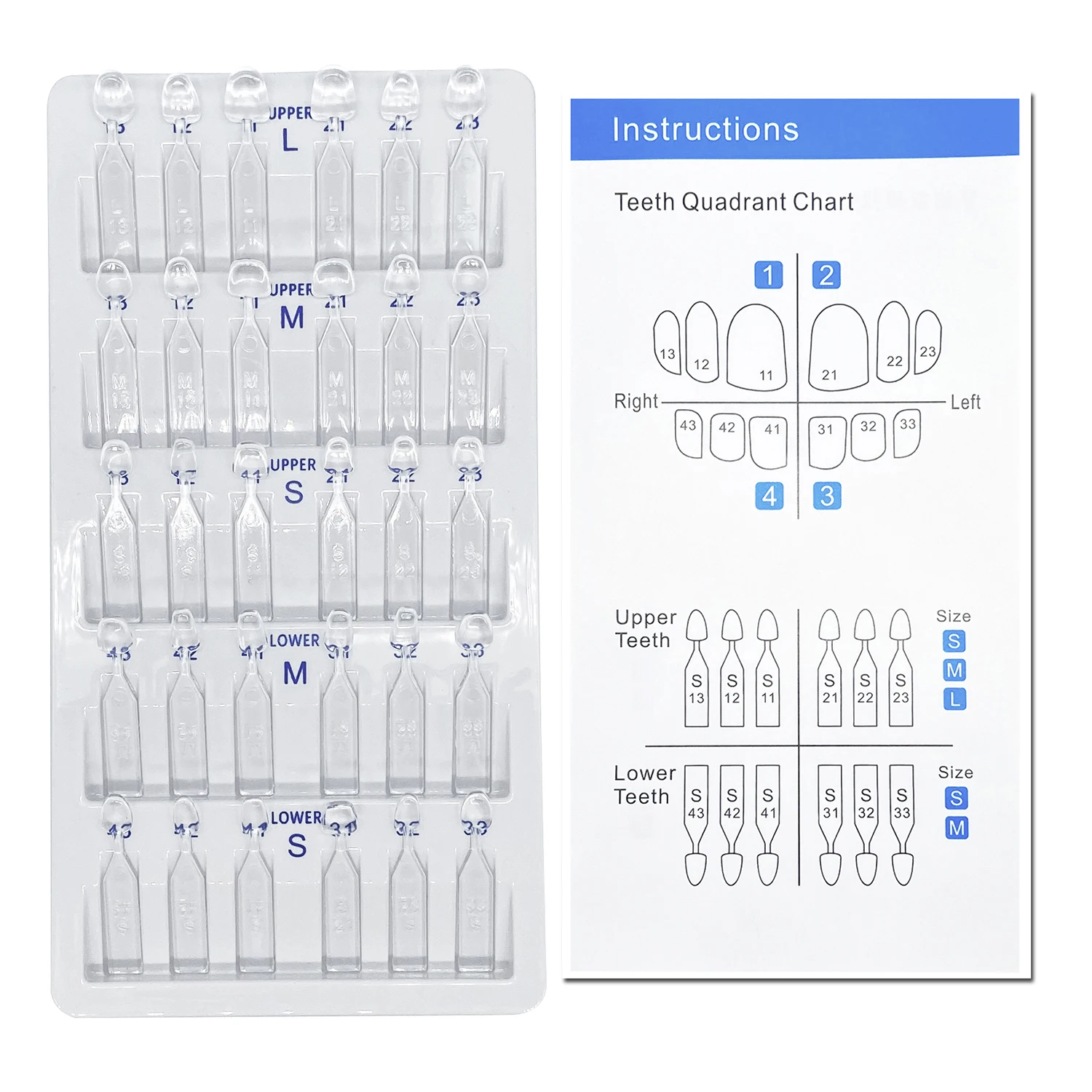 32 sztuk/zestaw zestaw form do – Teeth Whitening Moulds recenzja i cena