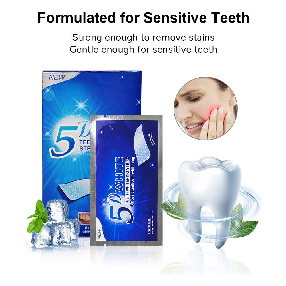 Paski do wybielania zębów 5D,  – Teeth Whitening Gel Refills recenzja i cena