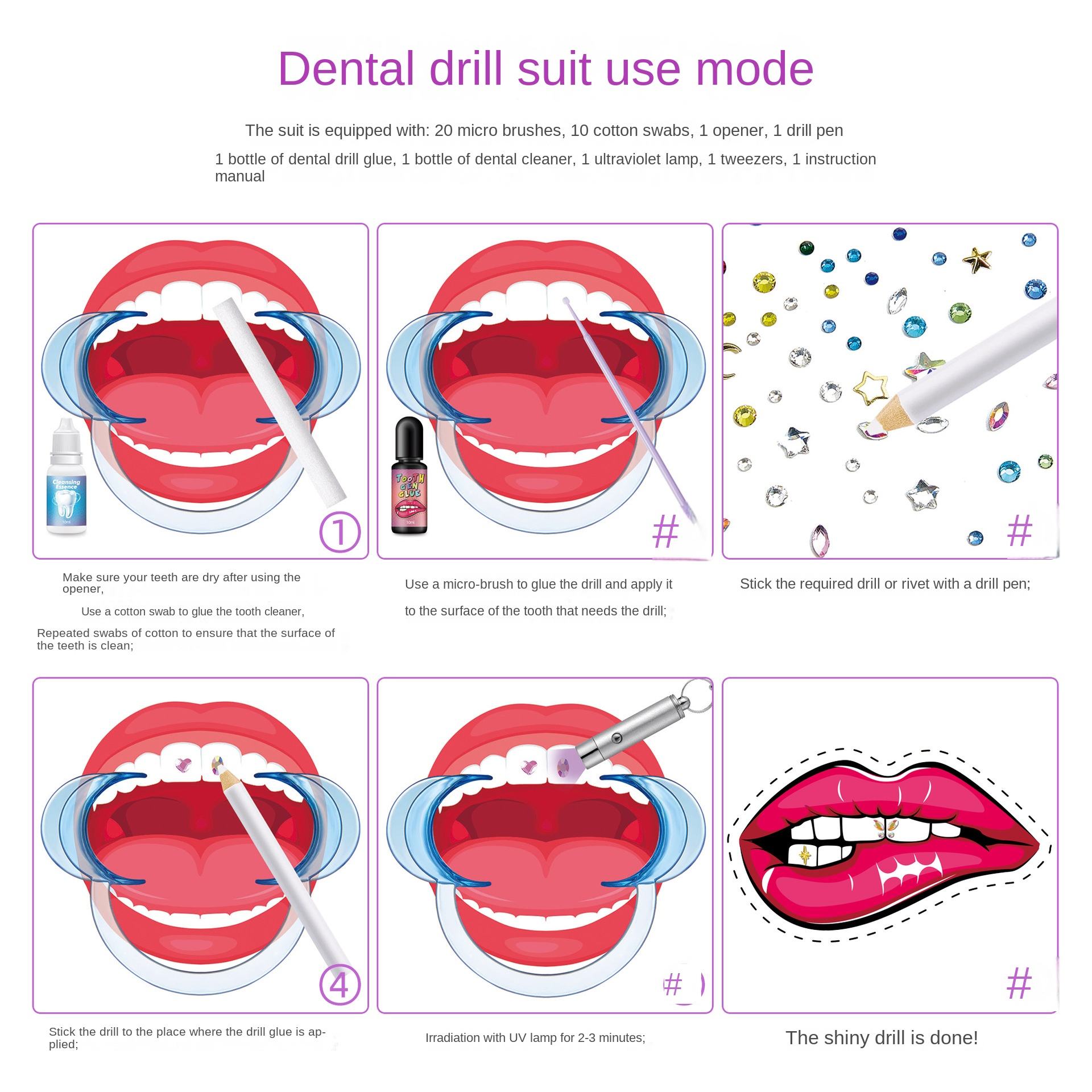 Zestaw do samodzielnego ozdabi – Tooth Gem Kit recenzja i cena