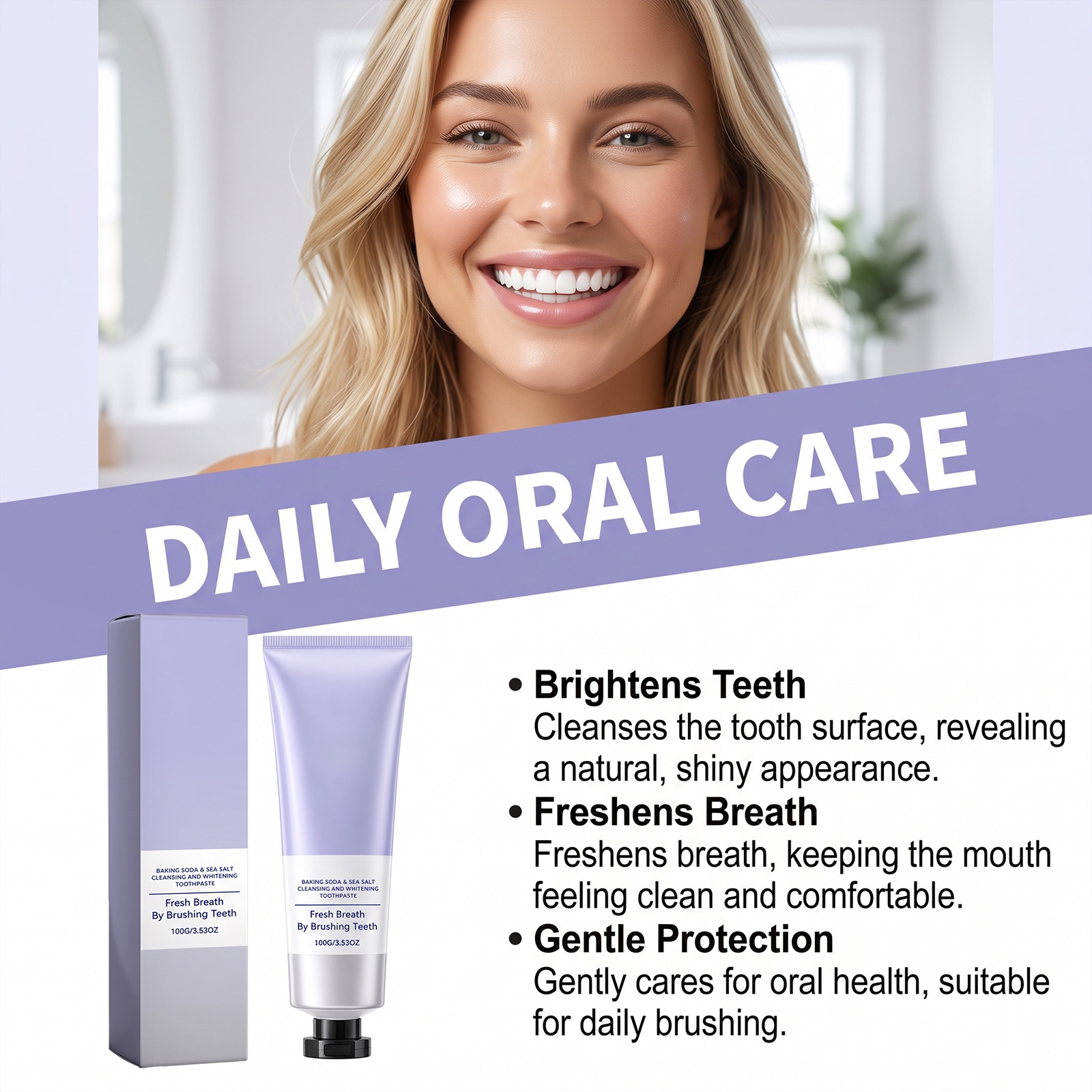 Pasta do zębów z solą morską i – Teeth Whitening Baking Soda recenzja i cena