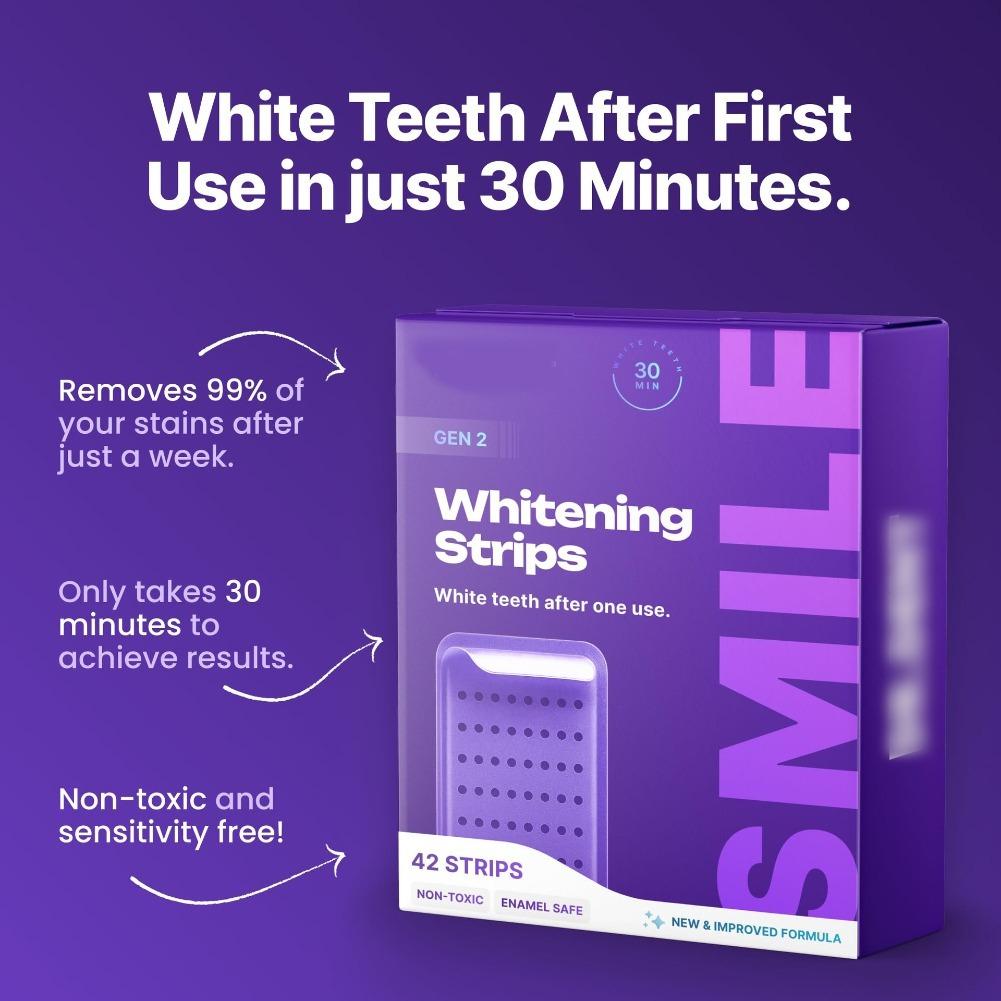 42 sztuki fioletowych pasków d – Teeth Whitening Gel Refills recenzja i cena