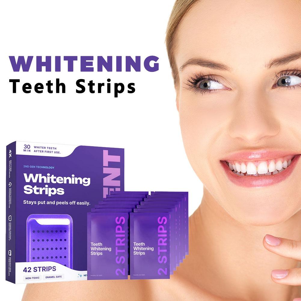 42 sztuki fioletowych pasków d – Teeth Whitening Gel Refills recenzja i cena