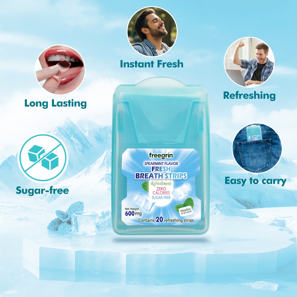 FREEGRIN Paski do ust o smaku  – Teeth Whitening Street recenzja i cena