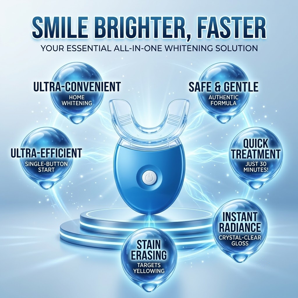 Bezprzewodowy zestaw do wybiel – Teeth Whitening Kit At Home recenzja i cena