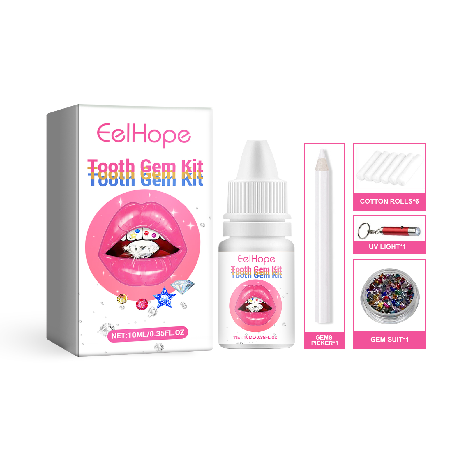 DIY Zestaw klejnotów do zębów  – Tooth Gem Kit recenzja i cena