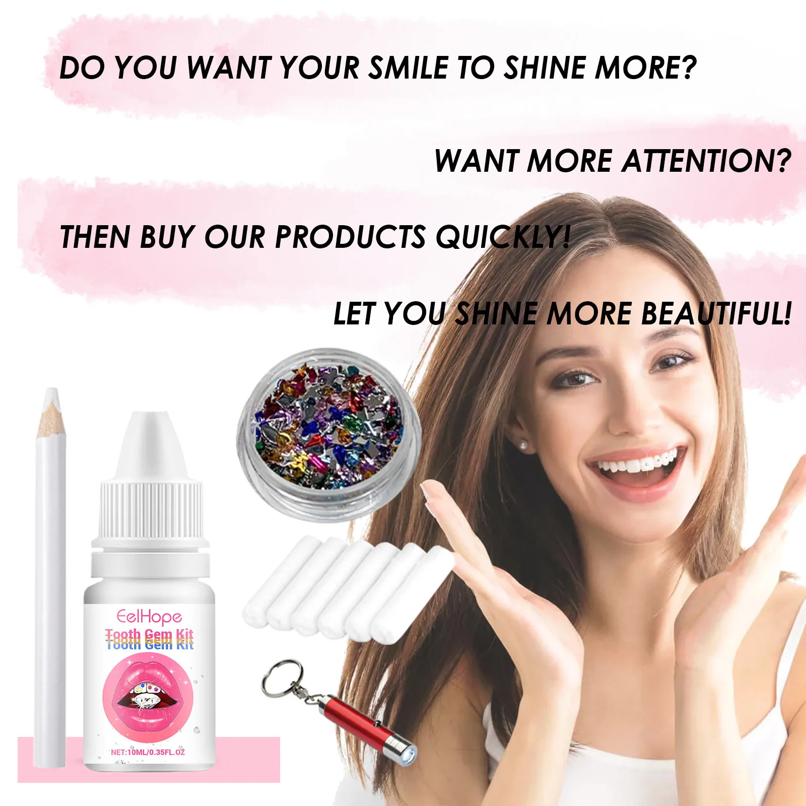Zestaw do zdobienia zębów DIY  – Tooth Gem Kit recenzja i cena