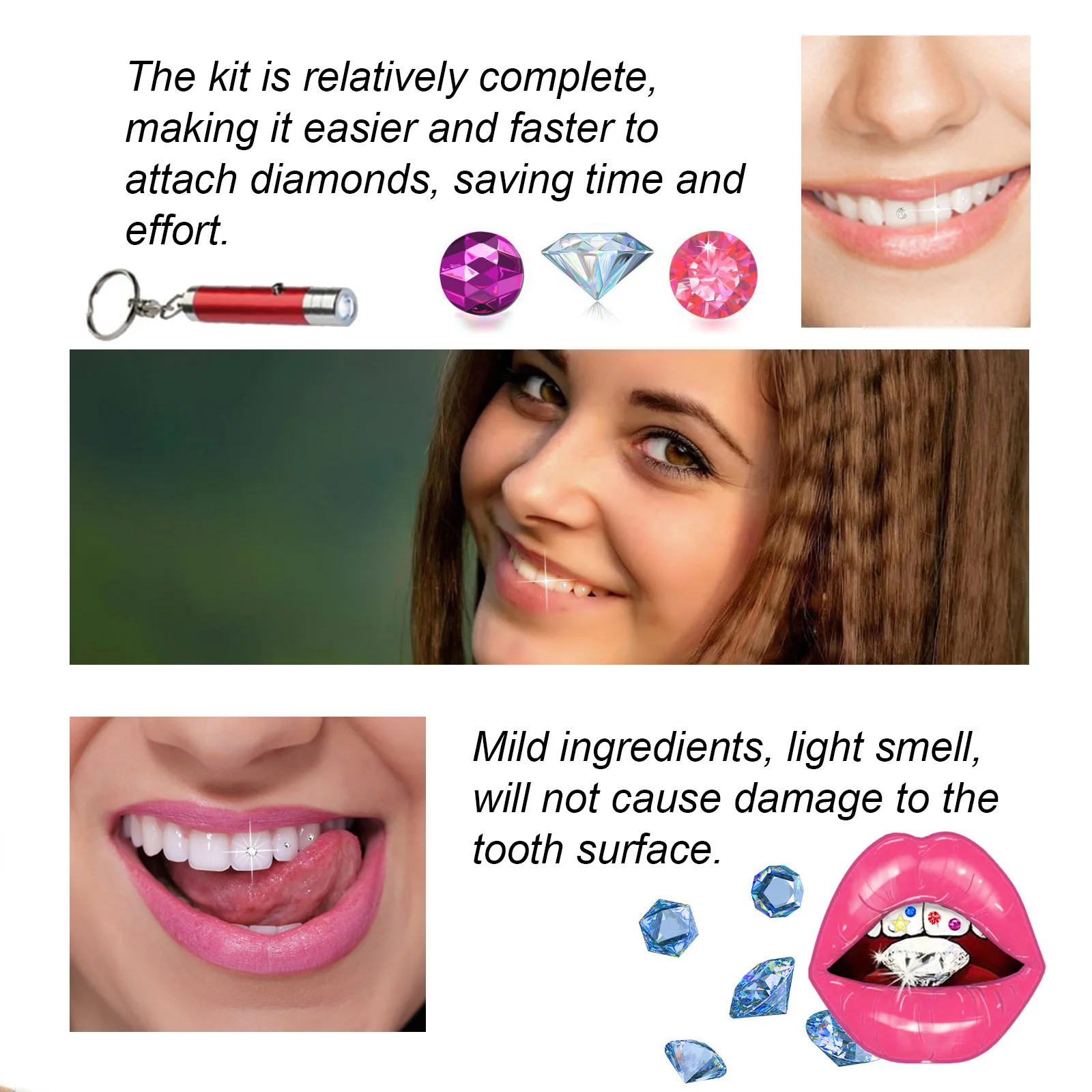 Zestaw do zdobienia zębów DIY  – Tooth Gem Kit recenzja i cena