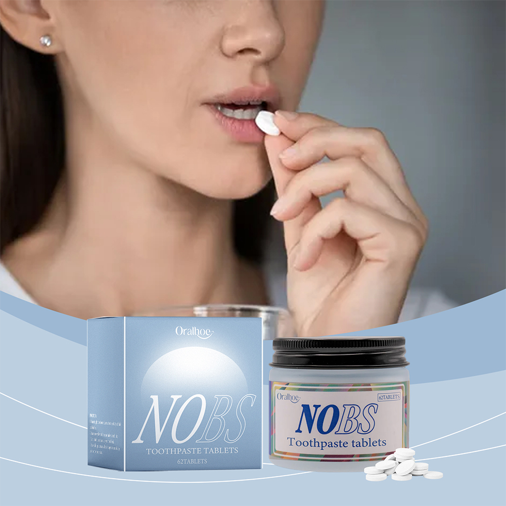 Tabletki pasty do zębów NOBS - – Teeth Whitening Baking Soda recenzja i cena