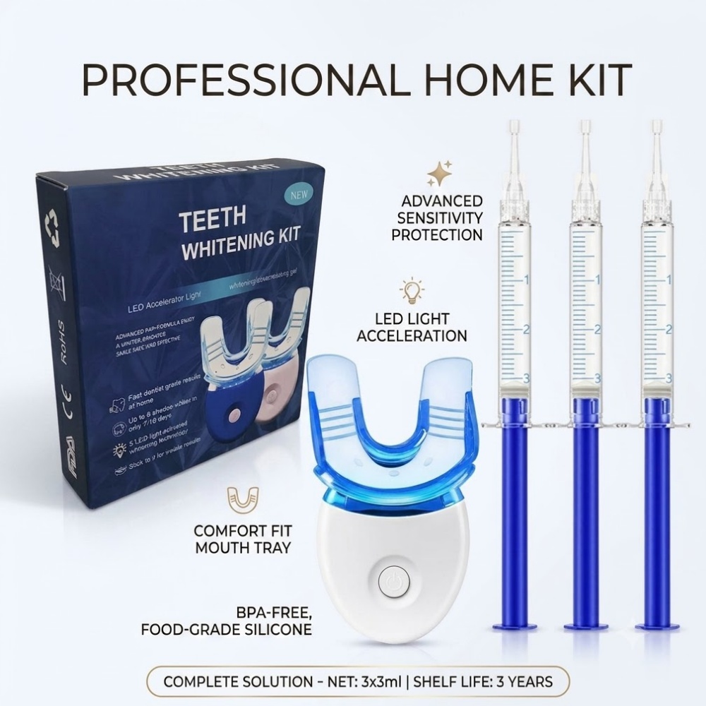 Profesjonalny zestaw do wybiel – Teeth Whitening Kit At Home recenzja i cena