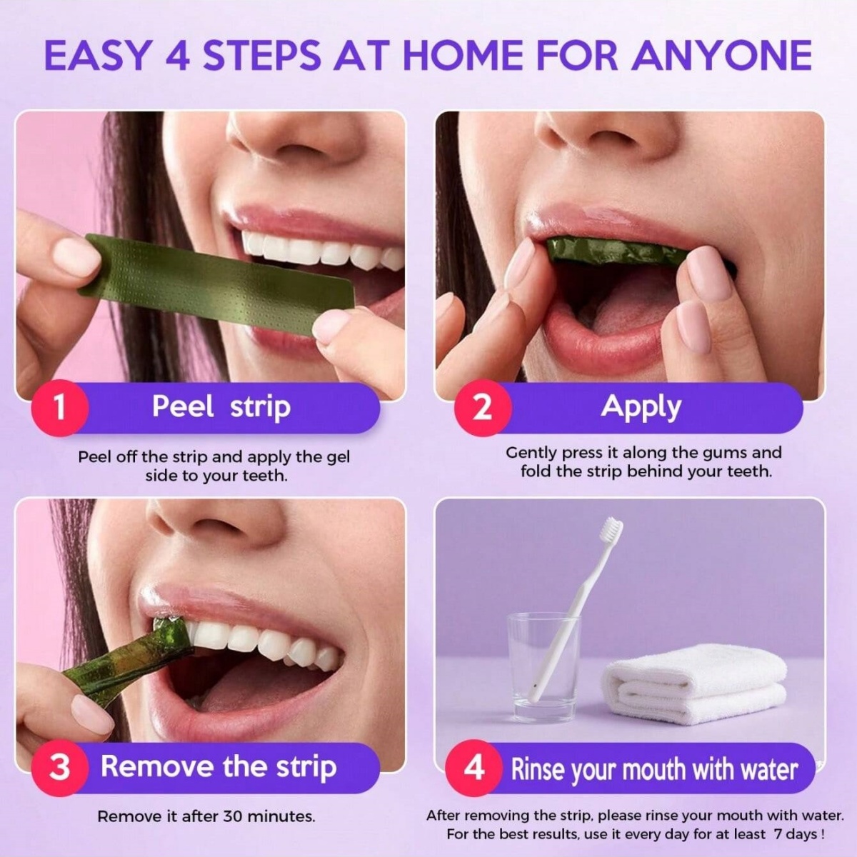 Naklejki wybielające do zębów  – Teeth Whitening Gel Refills recenzja i cena