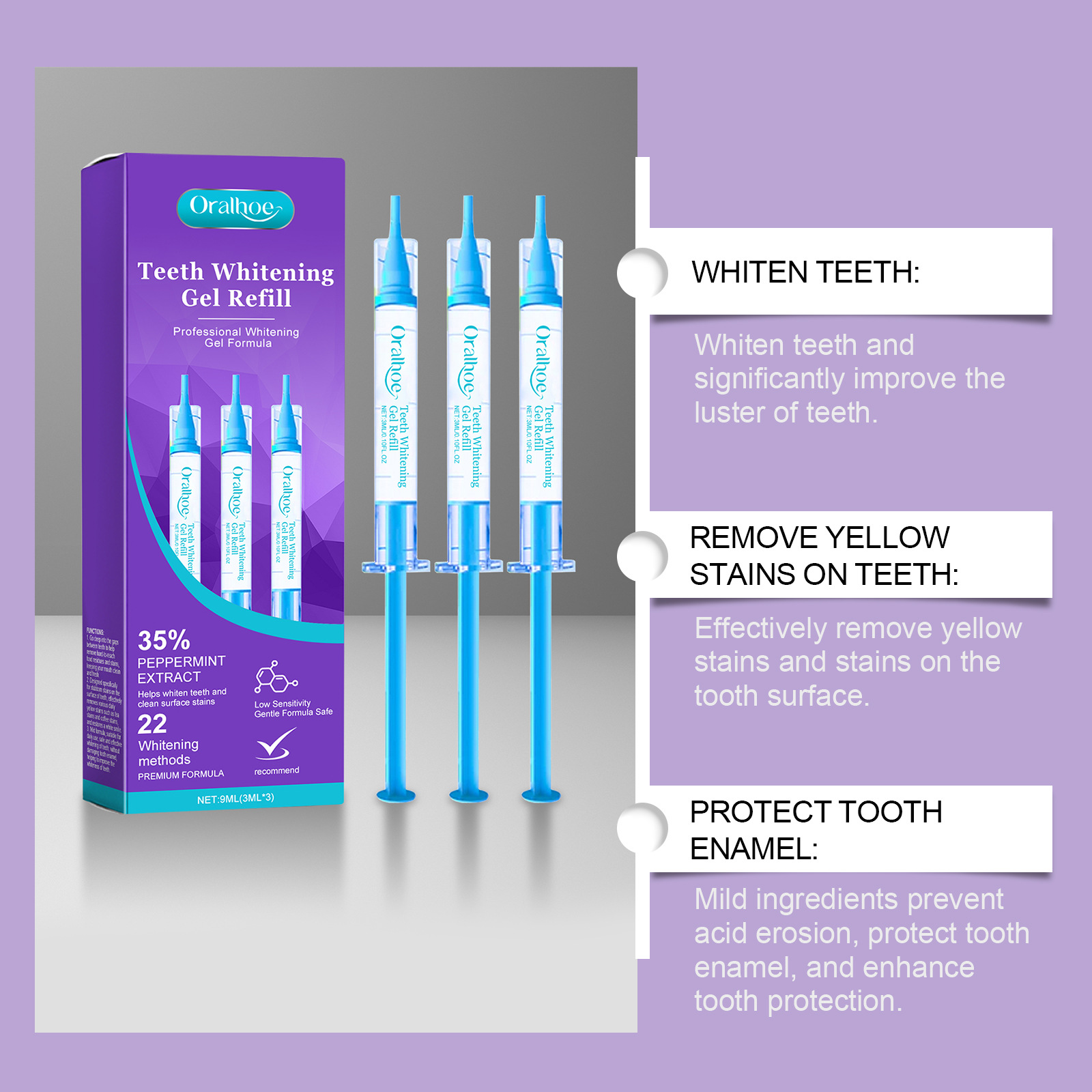 ORALHOE Żel Wybielający do Zęb – Teeth Whitening Gel Refills recenzja i cena