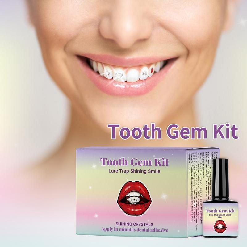 Błyszczące naklejki na zęby kr – Tooth Gem Kit recenzja i cena