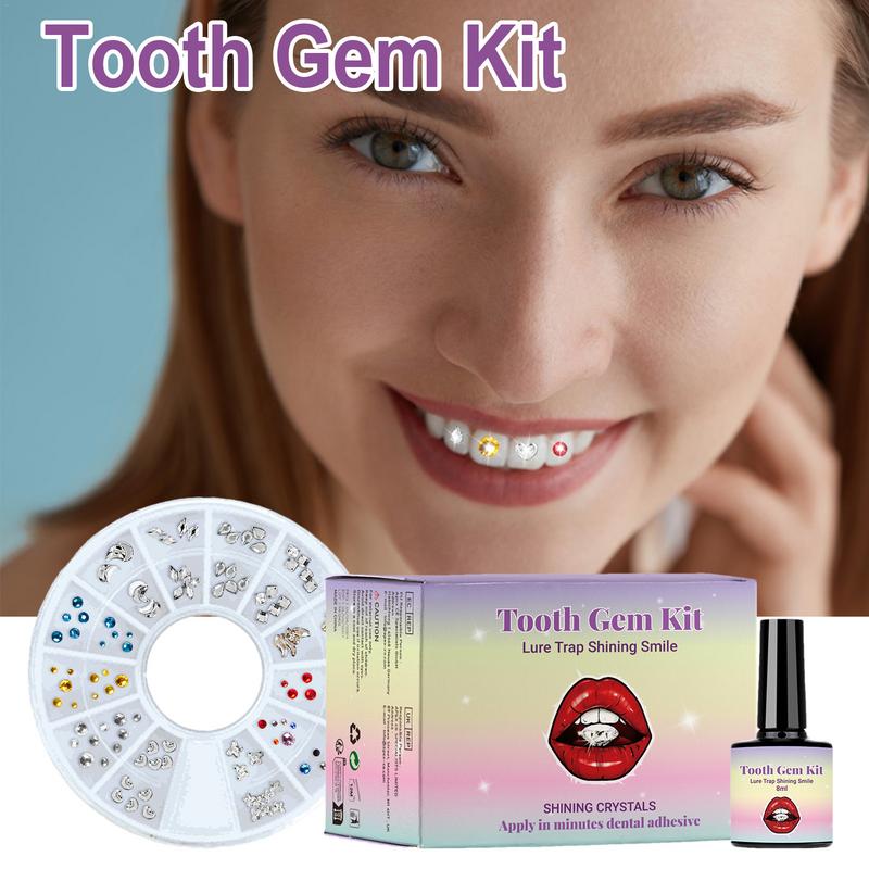 Błyszczące naklejki na zęby kr – Tooth Gem Kit recenzja i cena