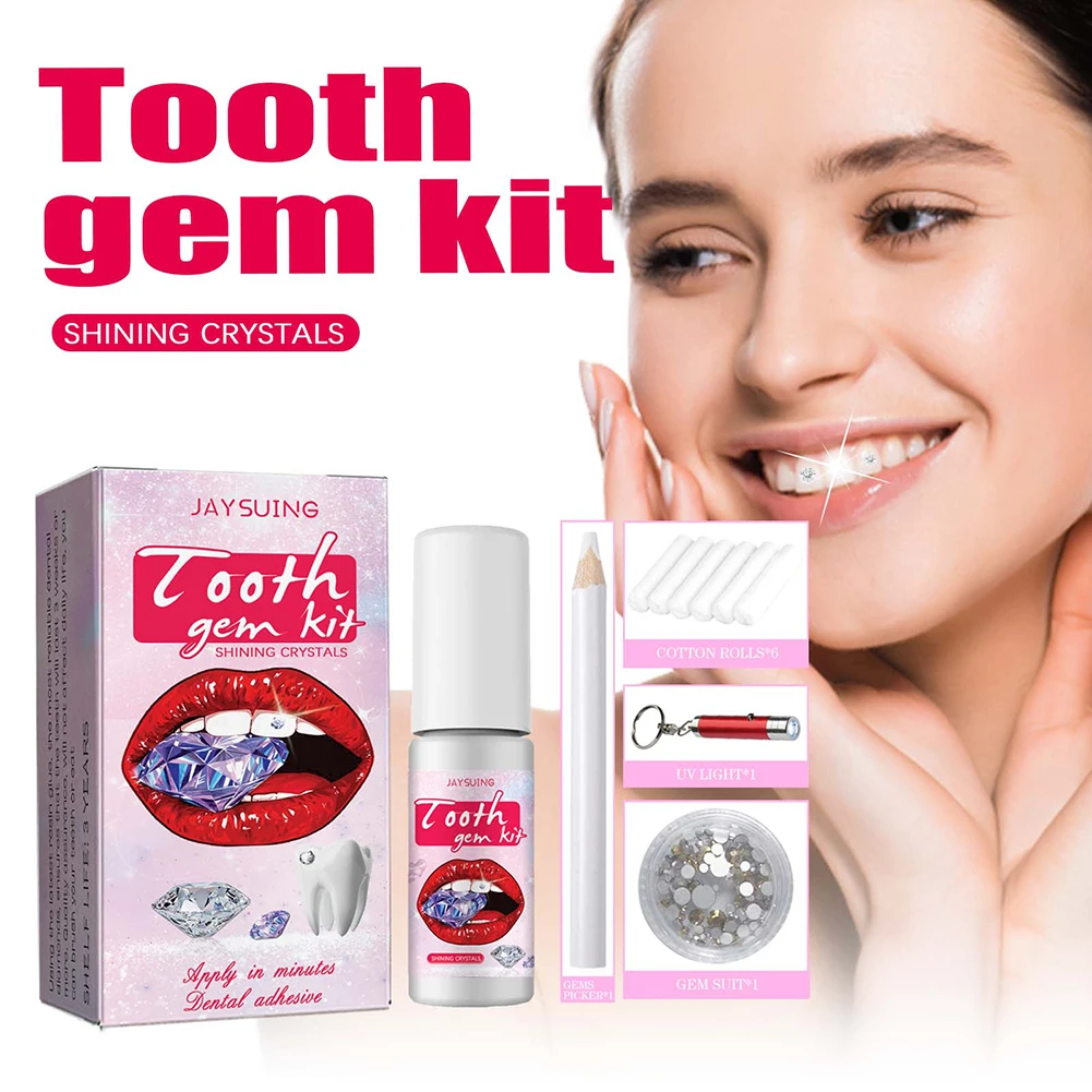 DIY zestaw klejnotów do zębów  – Teeth Whitening Kit At Home recenzja i cena
