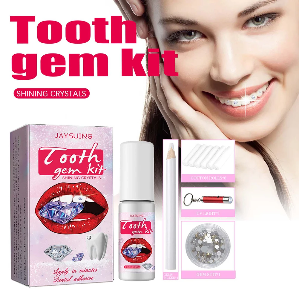 DIY zestaw klejnotów do zębów  – Teeth Whitening Kit At Home recenzja i cena